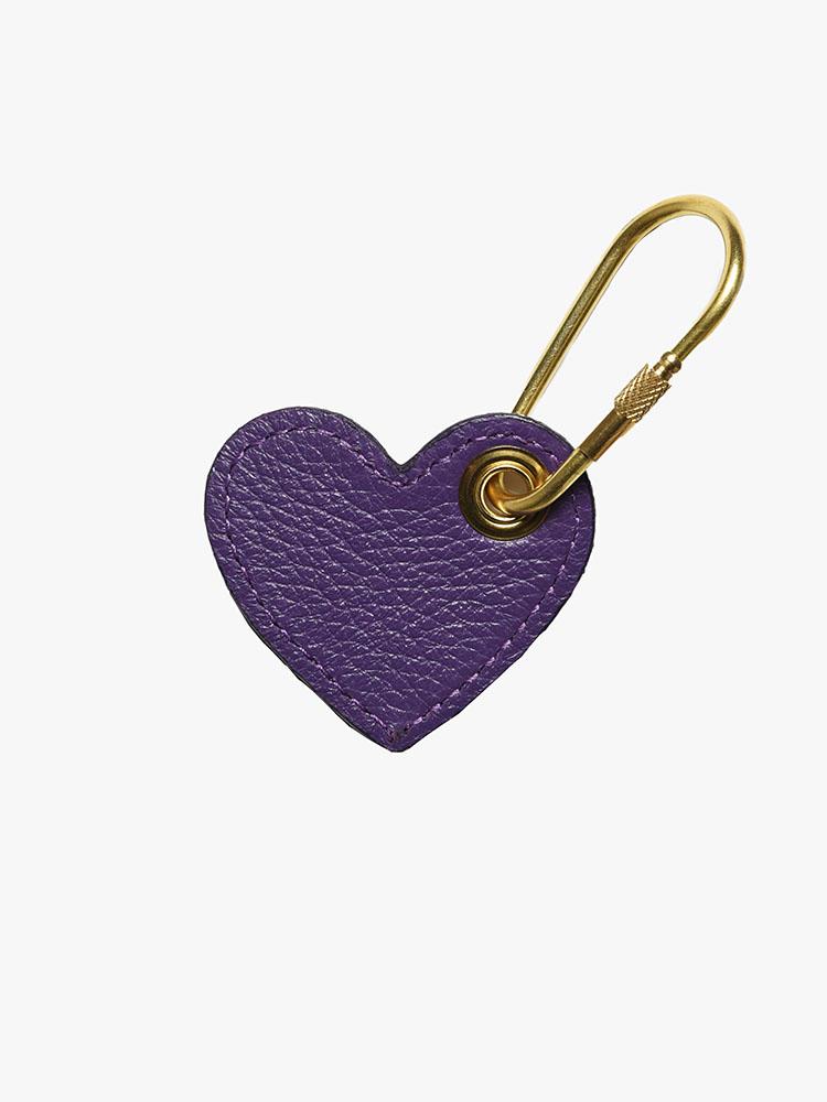 H Barnes And Co Purple Heart Key Fob