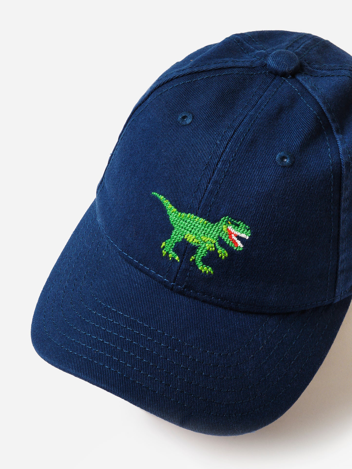 Harding Lane Kids' T-Rex Canvas Hat - Saint Bernard