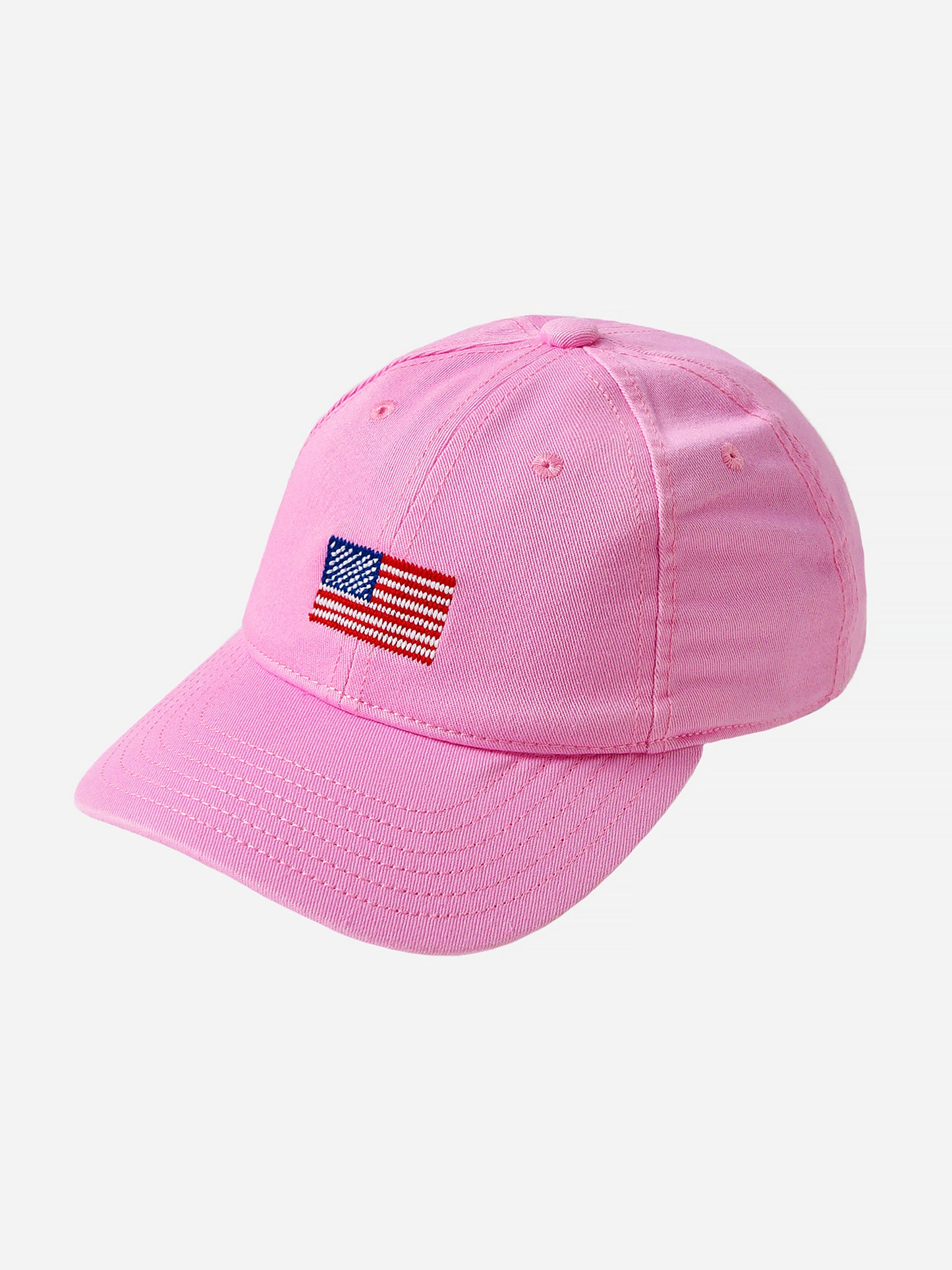 Harding Lane Kids' Pink American Flag Hat