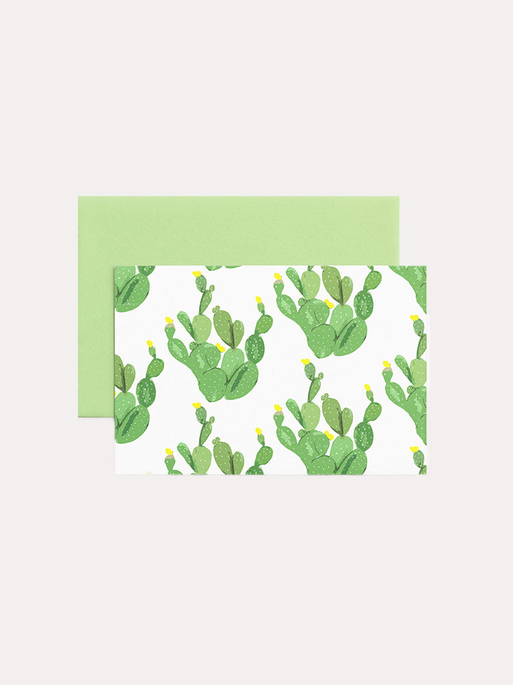 Katie Kime Palm Desert 4x6 Folded Notecard - Saint Bernard