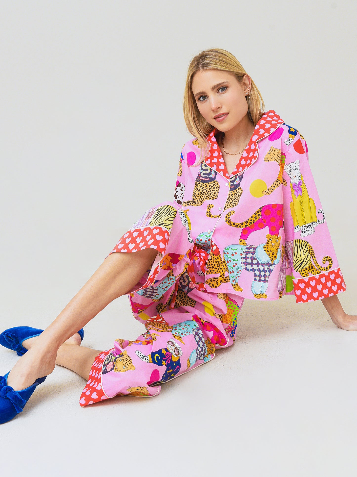 Karen Mabon Women's Leopards Can't Change Their Spots PJ Set - Saint Bernard