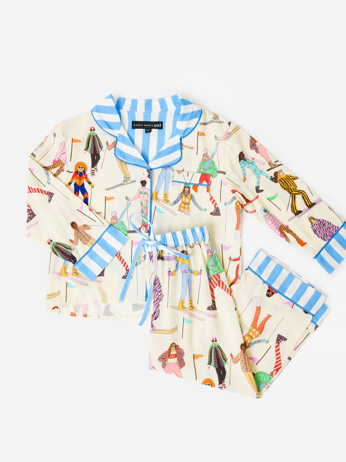 Karen Mabon Girls' Skiers Pajama Set