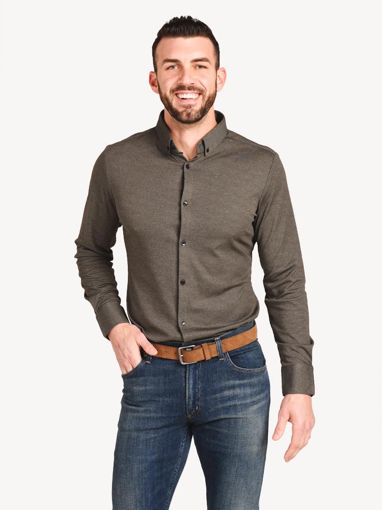 Mizzen+Main Men’s Carnegie Shirt - Saint Bernard