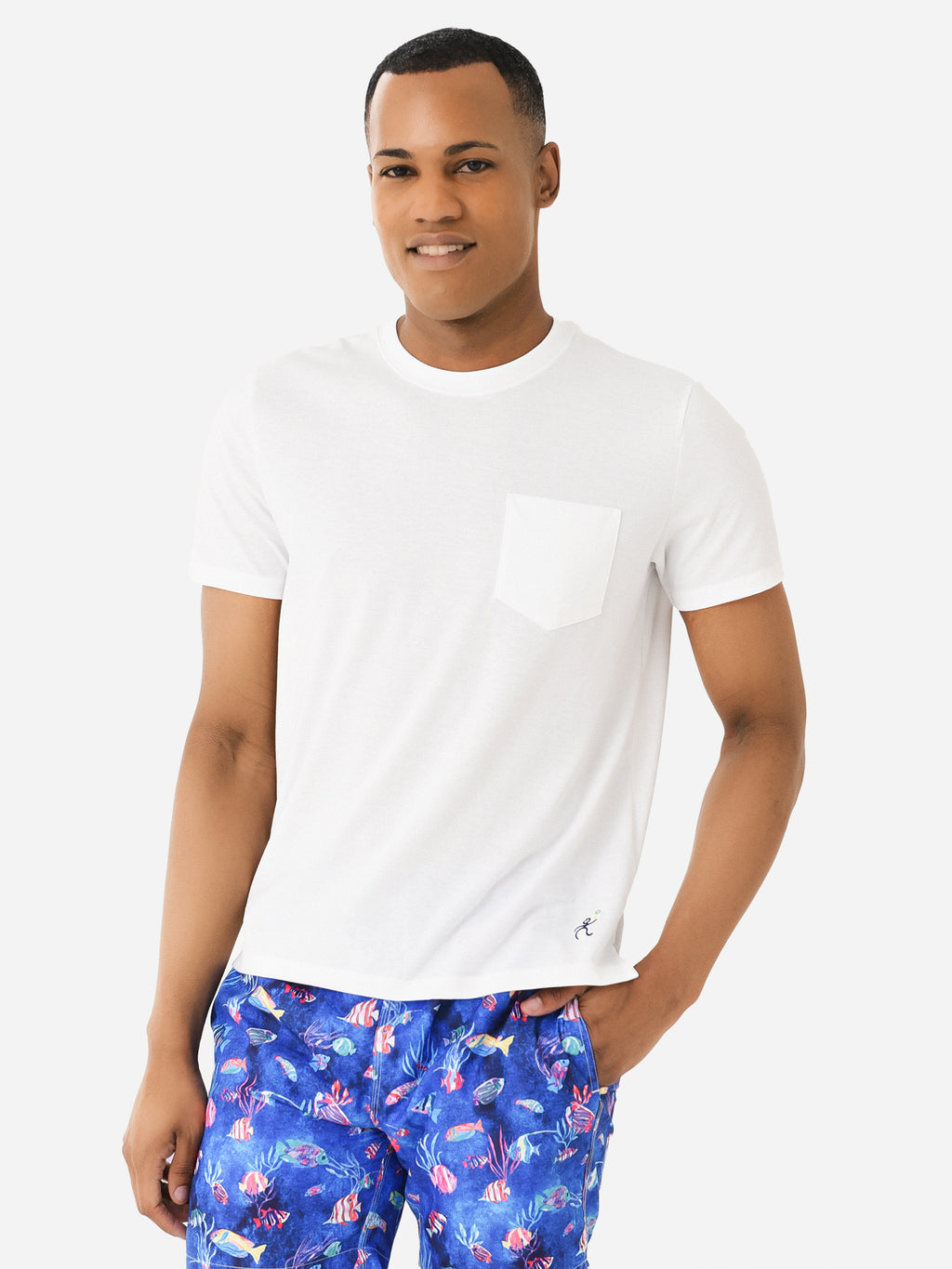 Michaels Swimwear Men's Solid Crew Neck T-Shirt - Saint Bernard