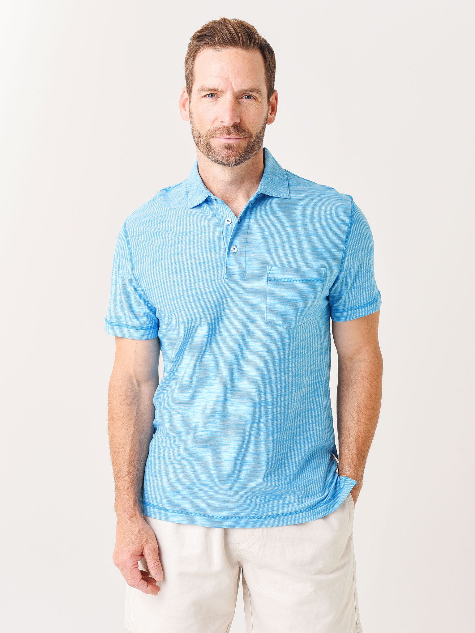 Rodd & Gunn Men's Lillburn Sports Fit Polo - Saint Bernard