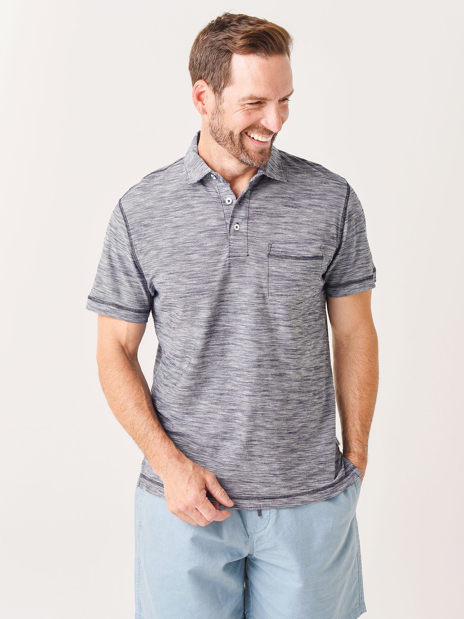 Rodd & Gunn Men's Lillburn Sports Fit Polo - Saint Bernard