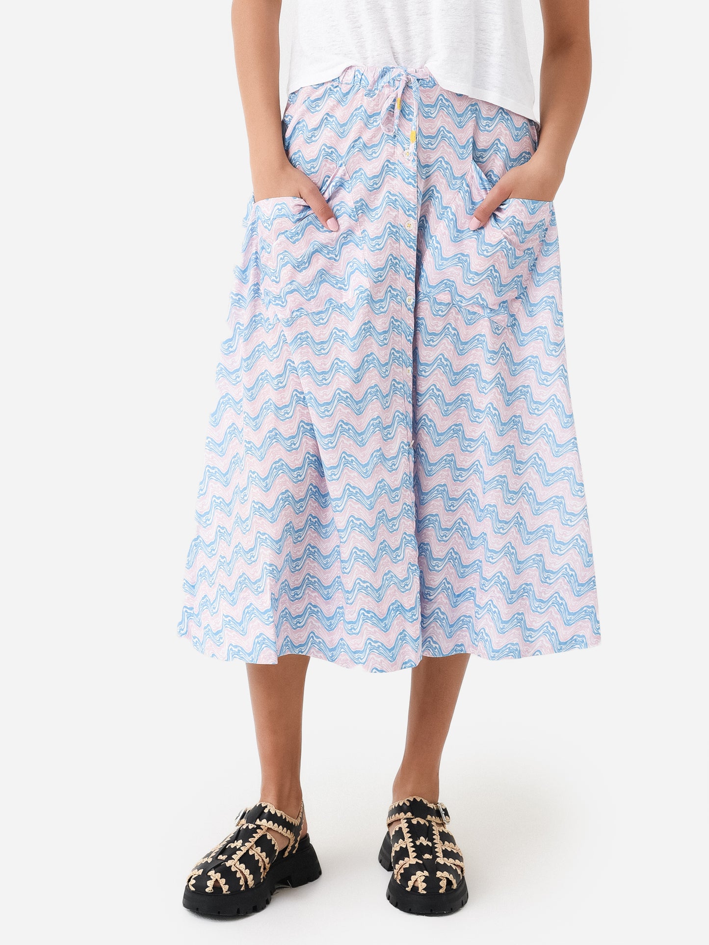 Kerri Rosenthal Women's Fette Printed Skirt