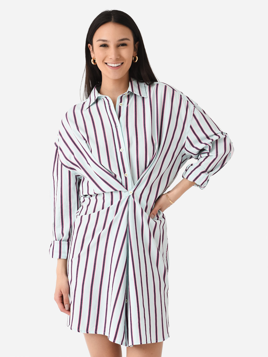Kerri Rosenthal Women's Lilli Shirtdress - Saint Bernard