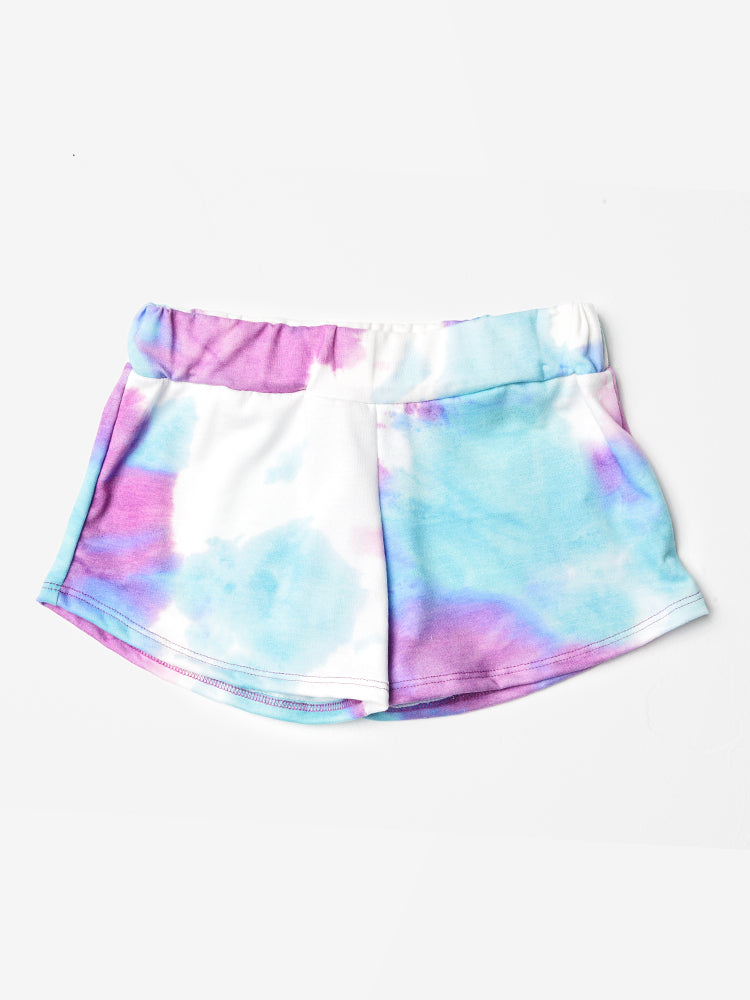 Vintage Havana Girls’ Purple Tie-Dye Short - Saint Bernard