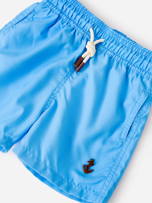 Retromarine Boys' Pastel Blue Swim Trunk