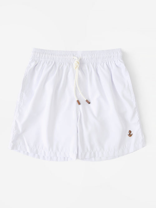Retromarine Boys' Off White Swim Trunk