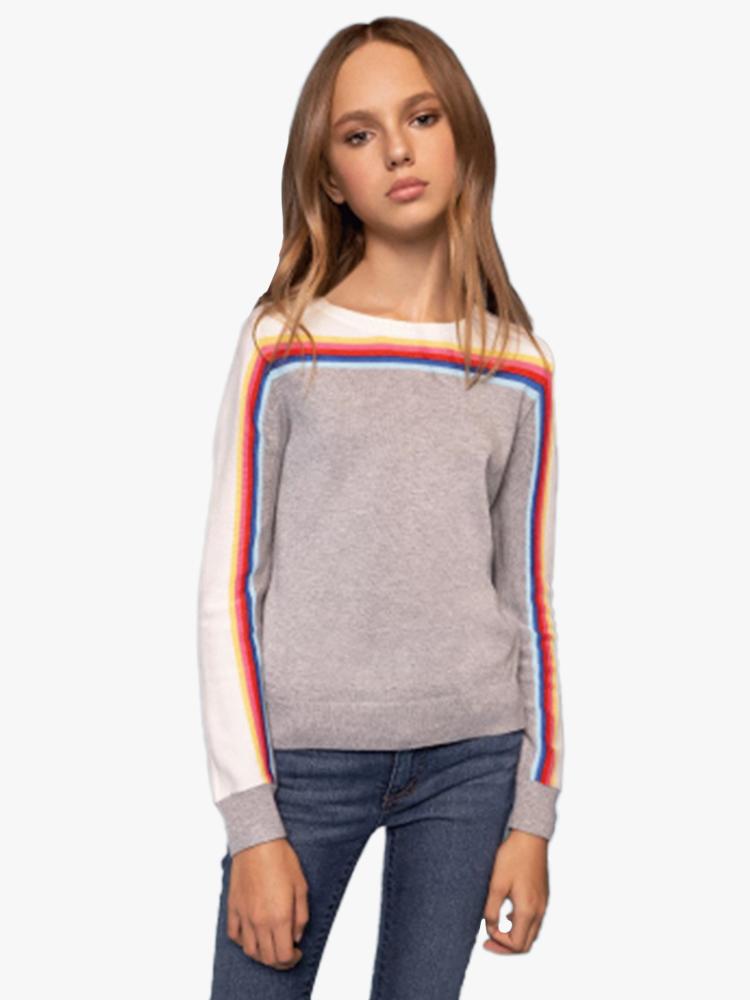 ME.N.U Rainbow Stripe Sweater - Saint Bernard