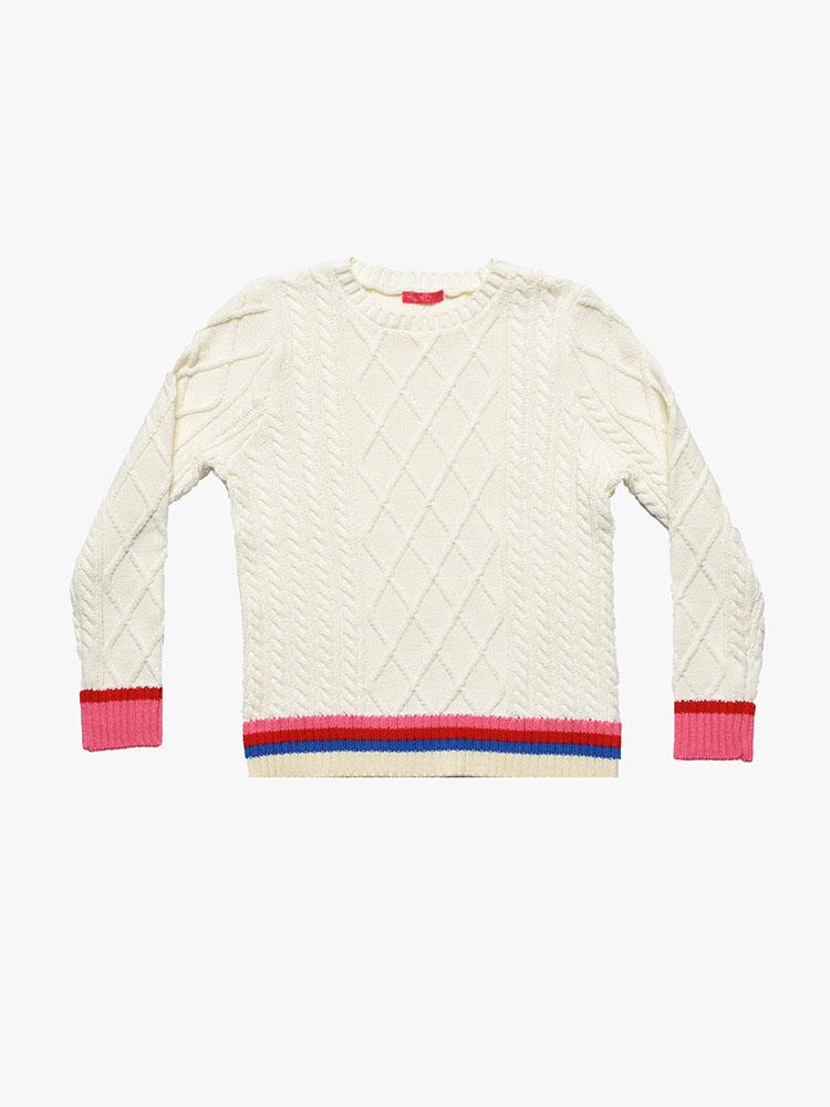 Me.N.U Multi Color Cable Sweater