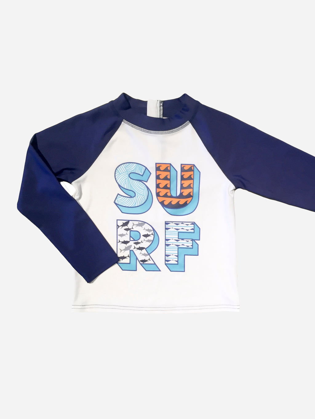 Mott 50 Boys' Mini Max Long Sleeve Swim Shirt - Saint Bernard