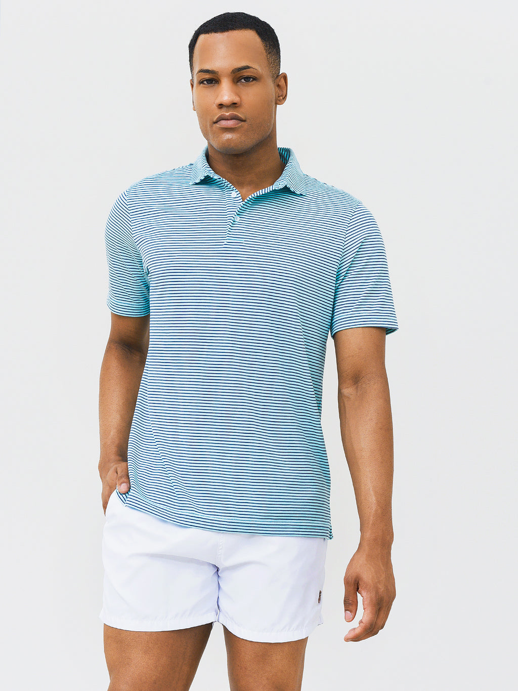 Saint Bernard Men's Stripe Polo - Saint Bernard