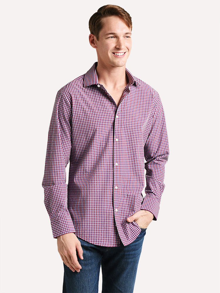 Mizzen+Main Holden Button Down Shirt - Saint Bernard