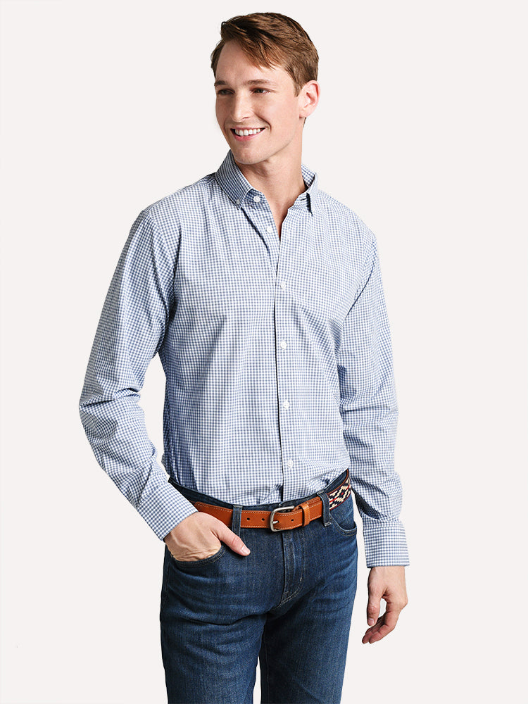 Mizzen+Main Alden Button Down Shirt - Saint Bernard