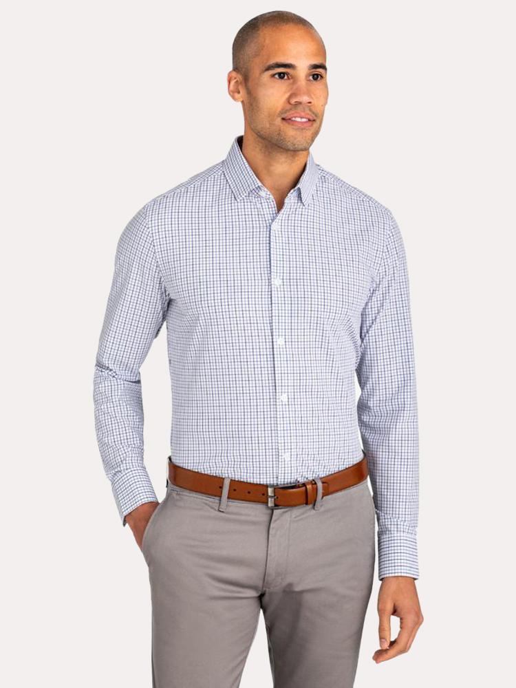 Mizzen+Main Bolling Button Down Performance Shirt - Saint Bernard