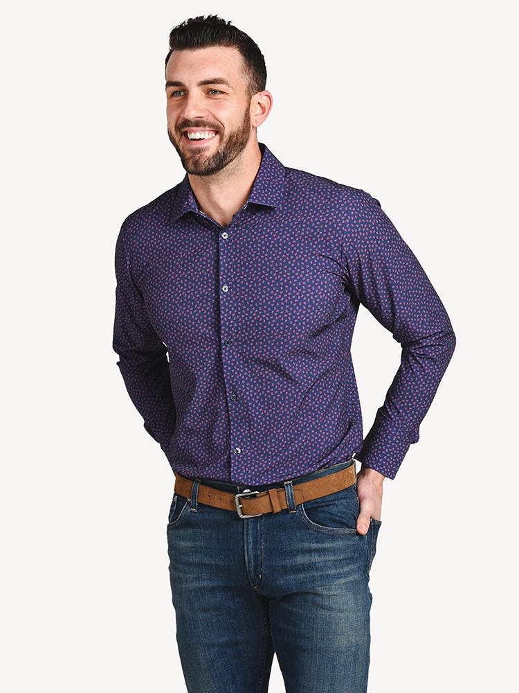 Mizzen+Main Men’s Flynn Shirt - Saint Bernard