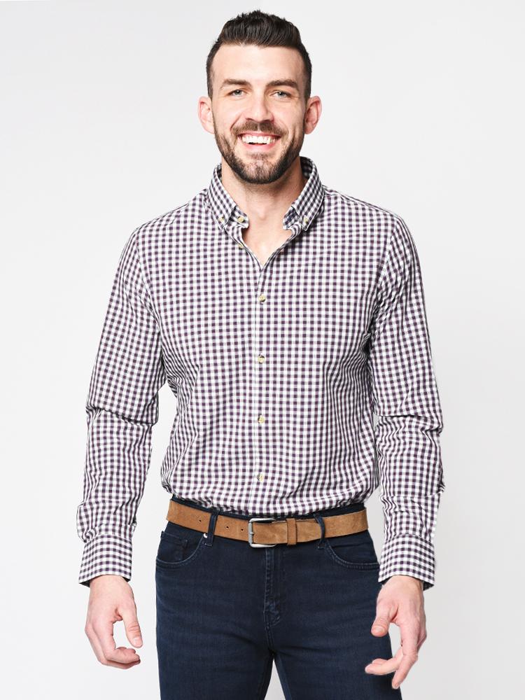 Mizzen+Main Men’s Malloy Button Down Shirt - Saint Bernard