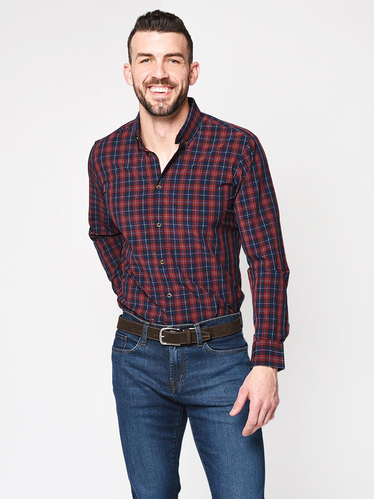 Mizzen+Main Draper Button Down Shirt - Saint Bernard