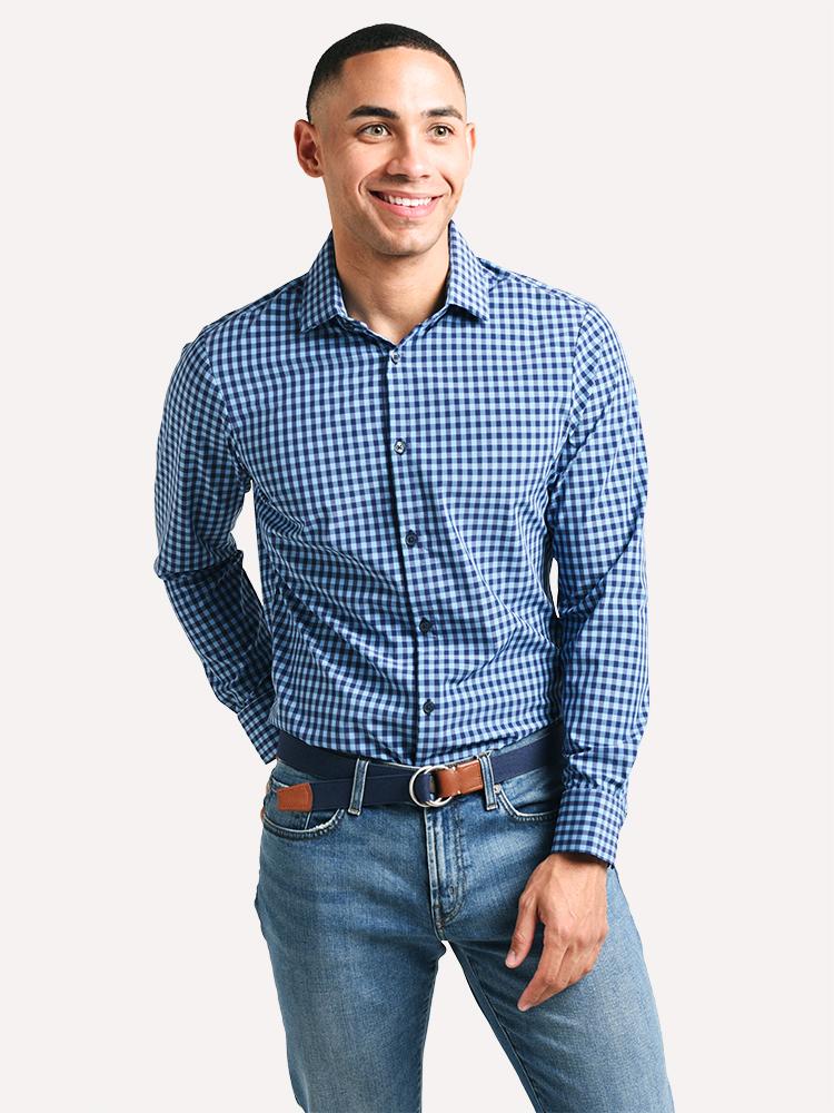 Mizzen+Main Whitten Button Down Shirt - Saint Bernard