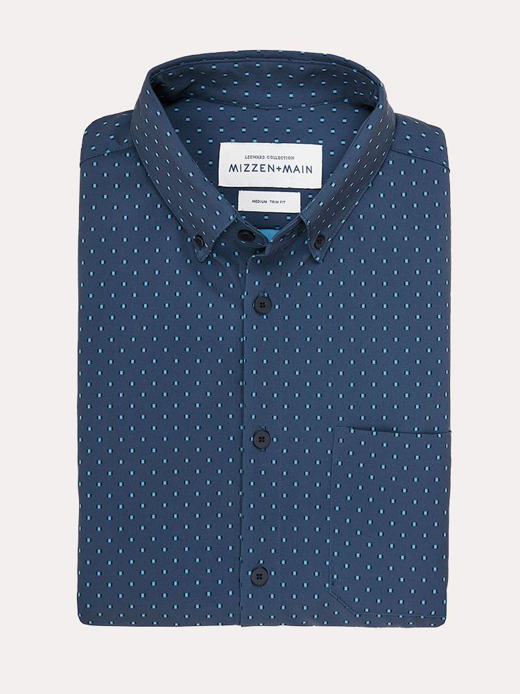 Mizzen+Main Rosler Short Sleeve Shirt - Saint Bernard