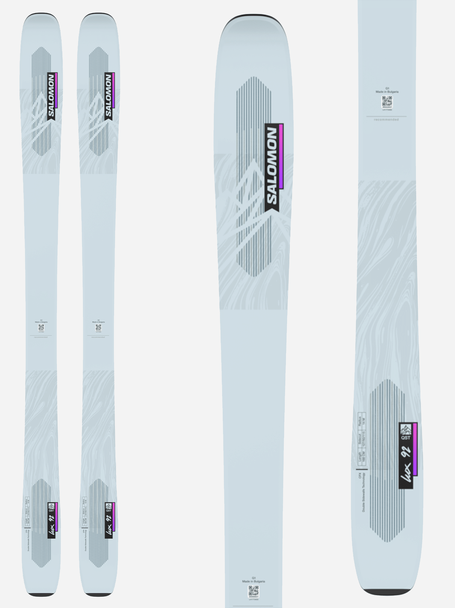 salomon 2023 skis QST Spark Product Description For adventurous kids who want to explore more terrain around the resort Salomon RS 8 w/ Prolink