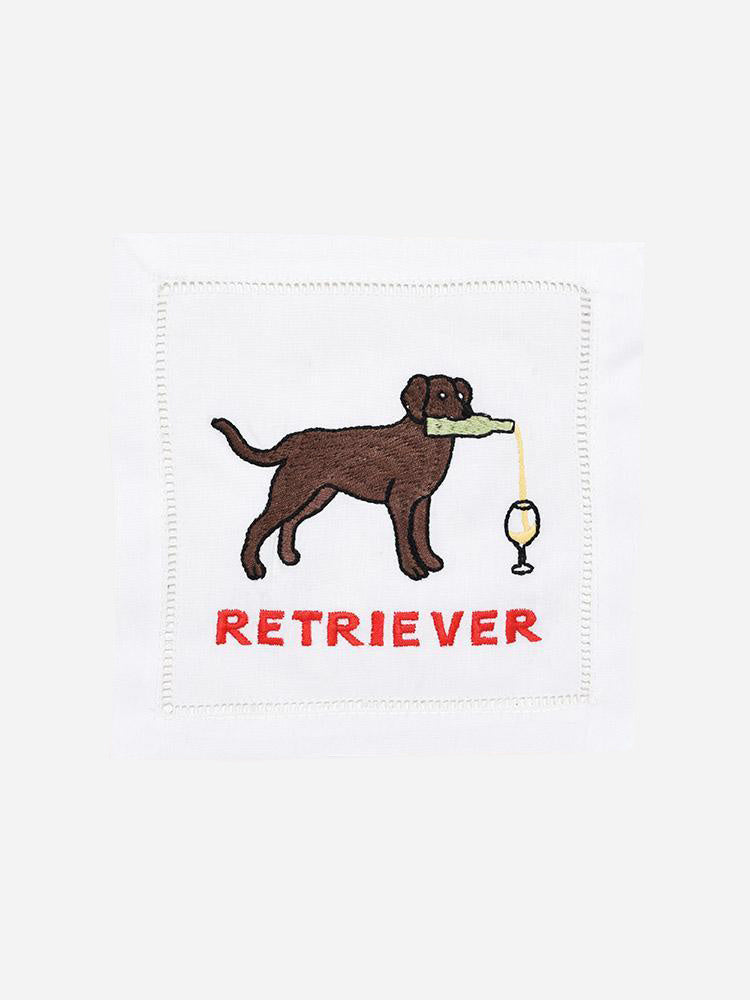 August Morgan Labrador Retriever Cocktail Napkin Set - Saint Bernard