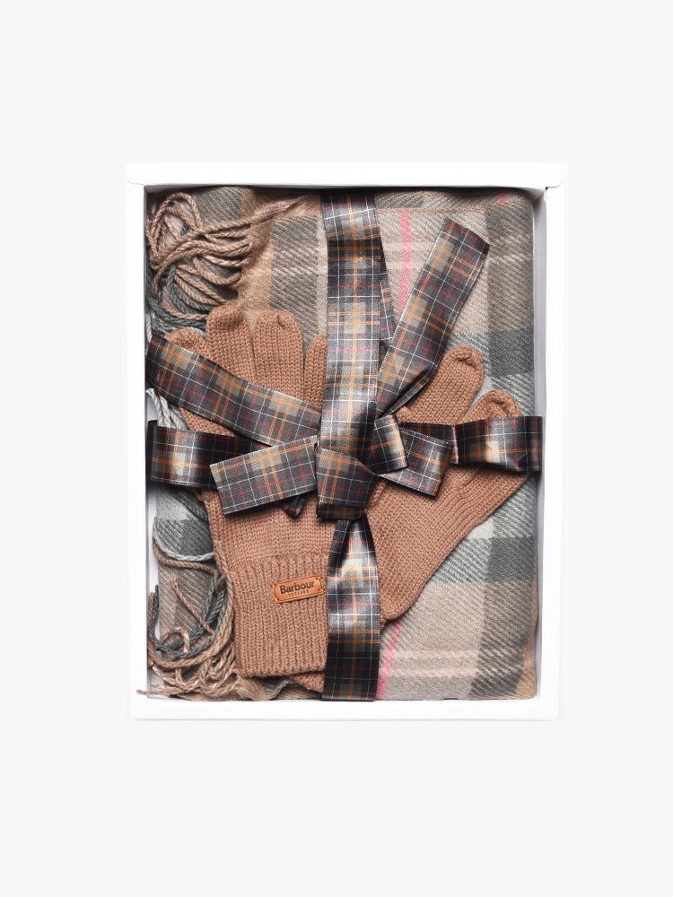 Barbour Women's Scarf & Knit Glove Set - Saint Bernard