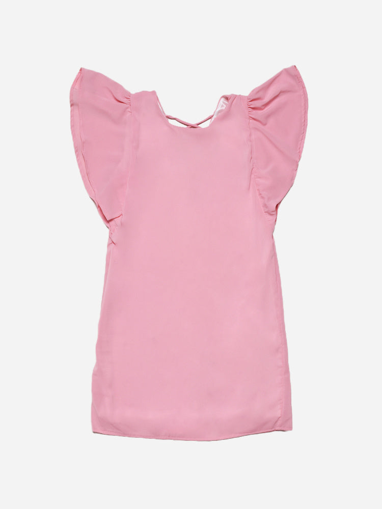 Laundry Flutter Sleeve Dress - Saint Bernard
