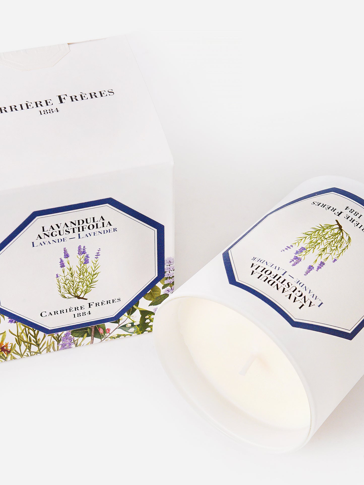 Carriere Freres Lavender Candle - Saint Bernard