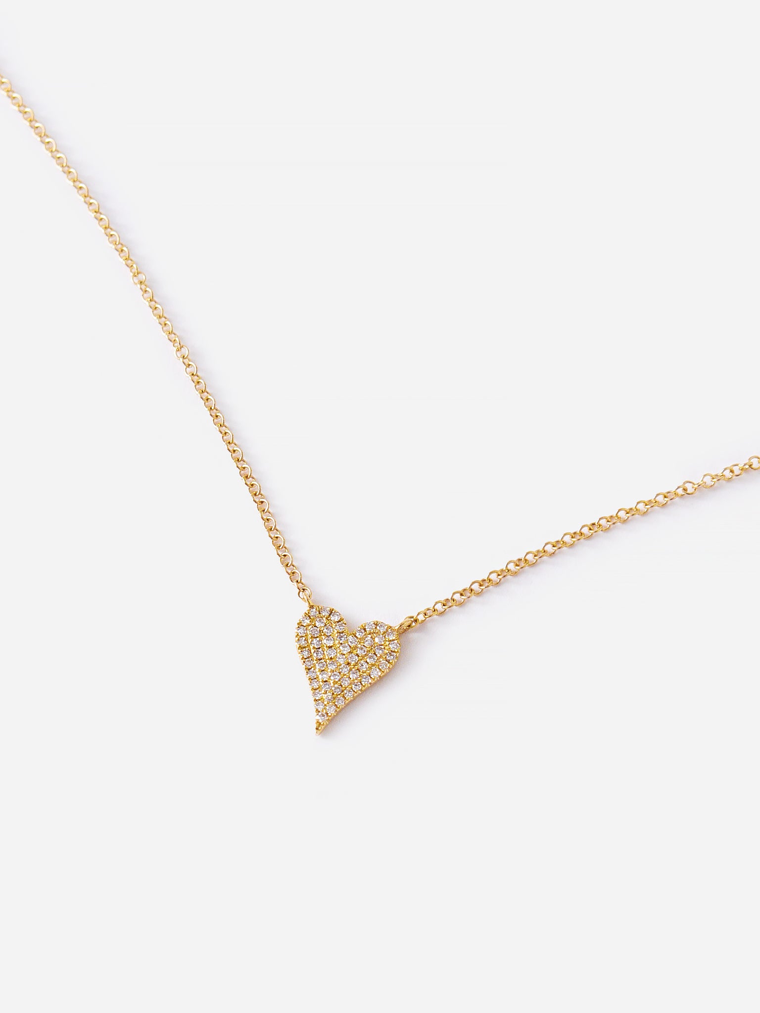 Francie B. Lawson Diamond Heart Necklace - Saint Bernard