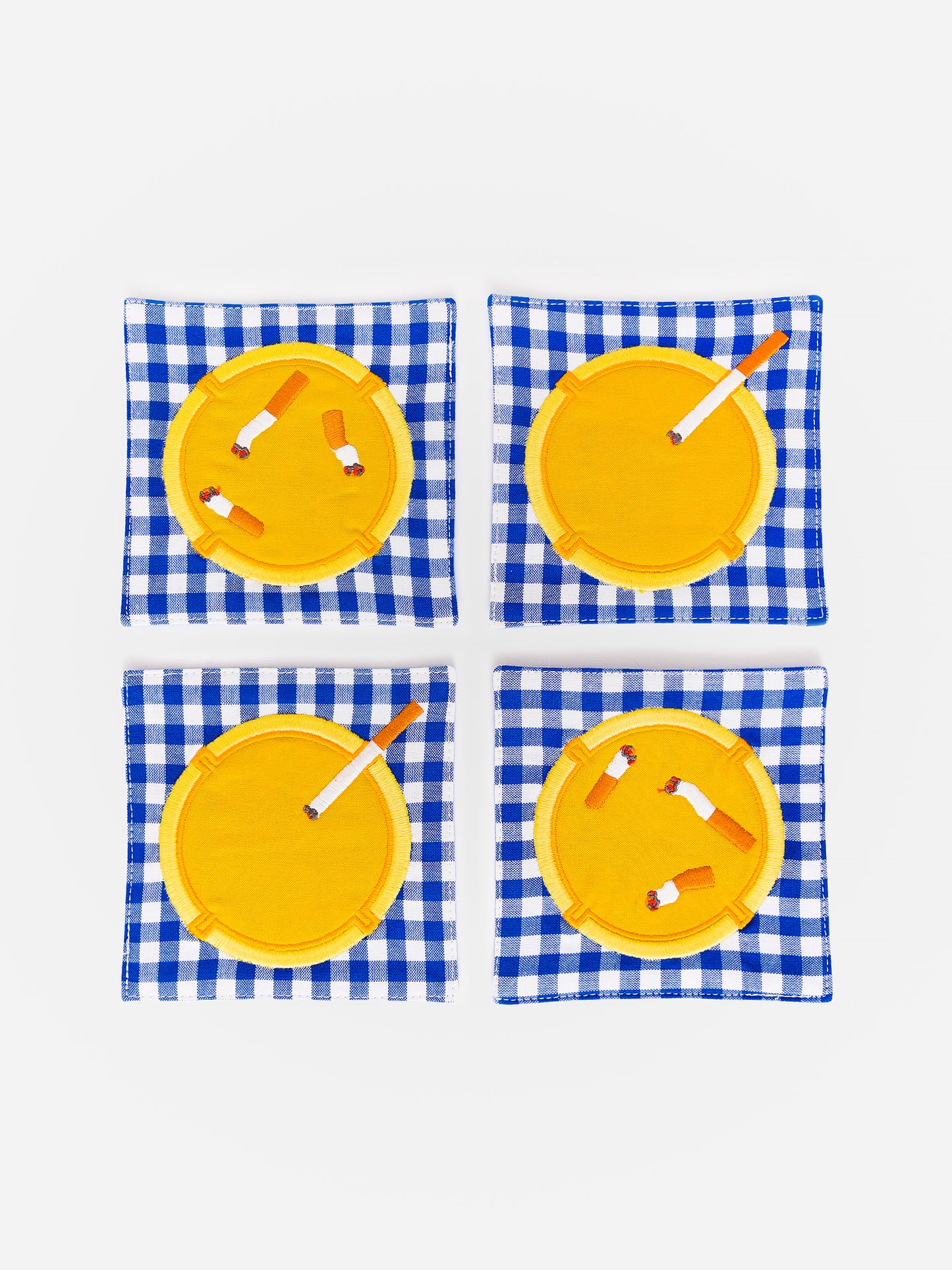 LA FUMEE COASTER SETxBLUEGINGHAM-alt1