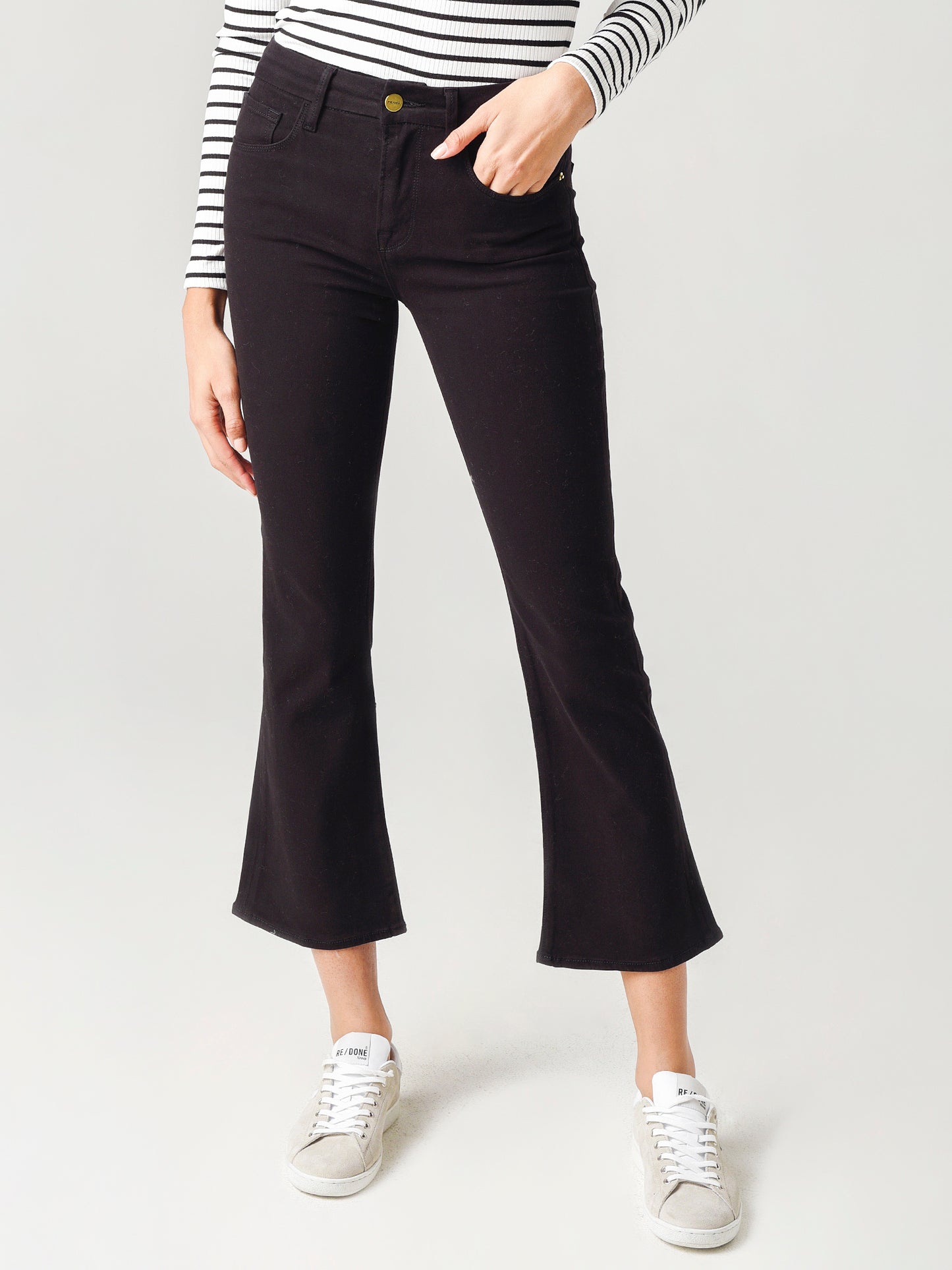 Frame Women's Le Crop Mini Boot Jean - Saint Bernard