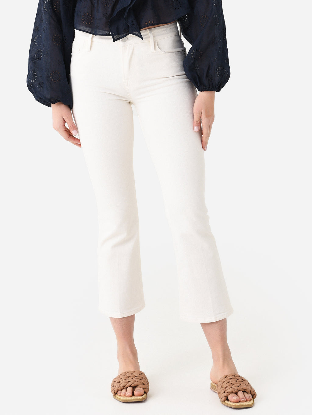 Frame Women's Le Crop Mini Boot Jean - Saint Bernard