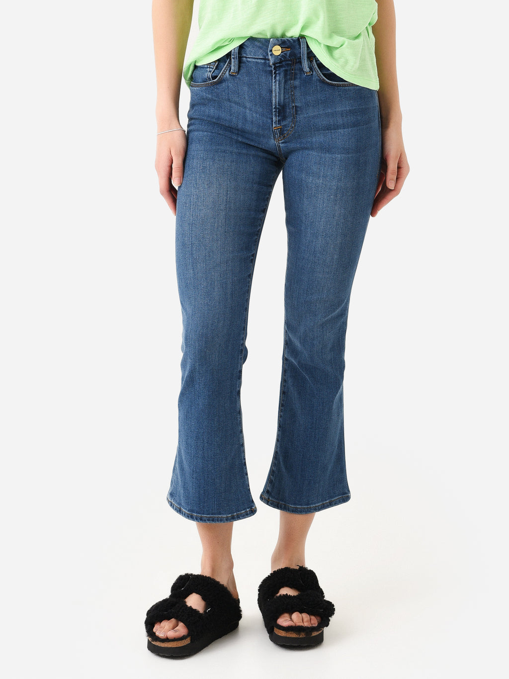 Frame Women's Le Crop Mini Boot Jean - Saint Bernard