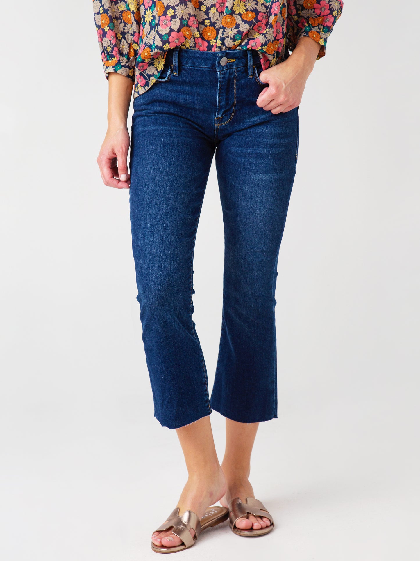 Frame Women's Le Crop Mini Boot Raw Edge Jean