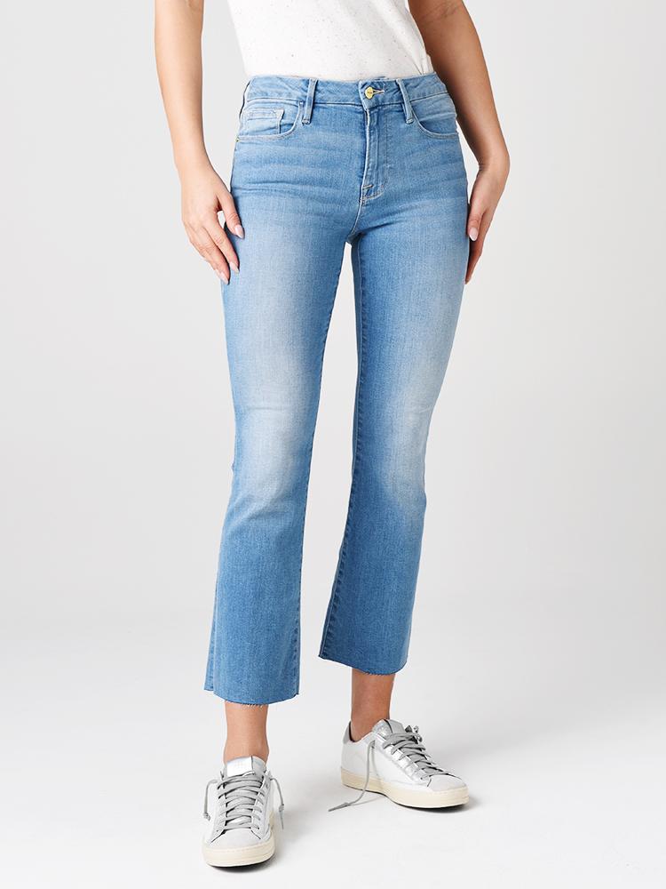Frame Women's Le Crop Mini Boot Raw Edge Jean - Saint Bernard