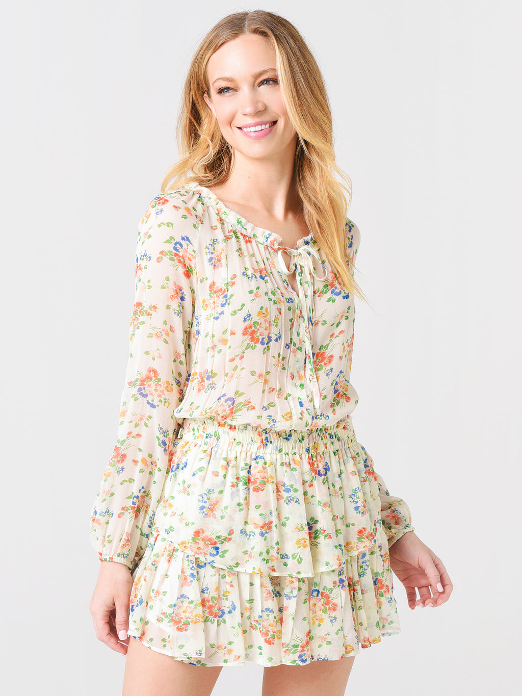 Loveshack Fancy Women's Popover Dress - Saint Bernard