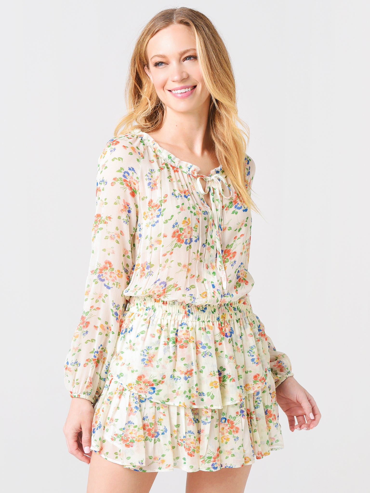 Loveshack Fancy Women's Popover Dress - Saint Bernard