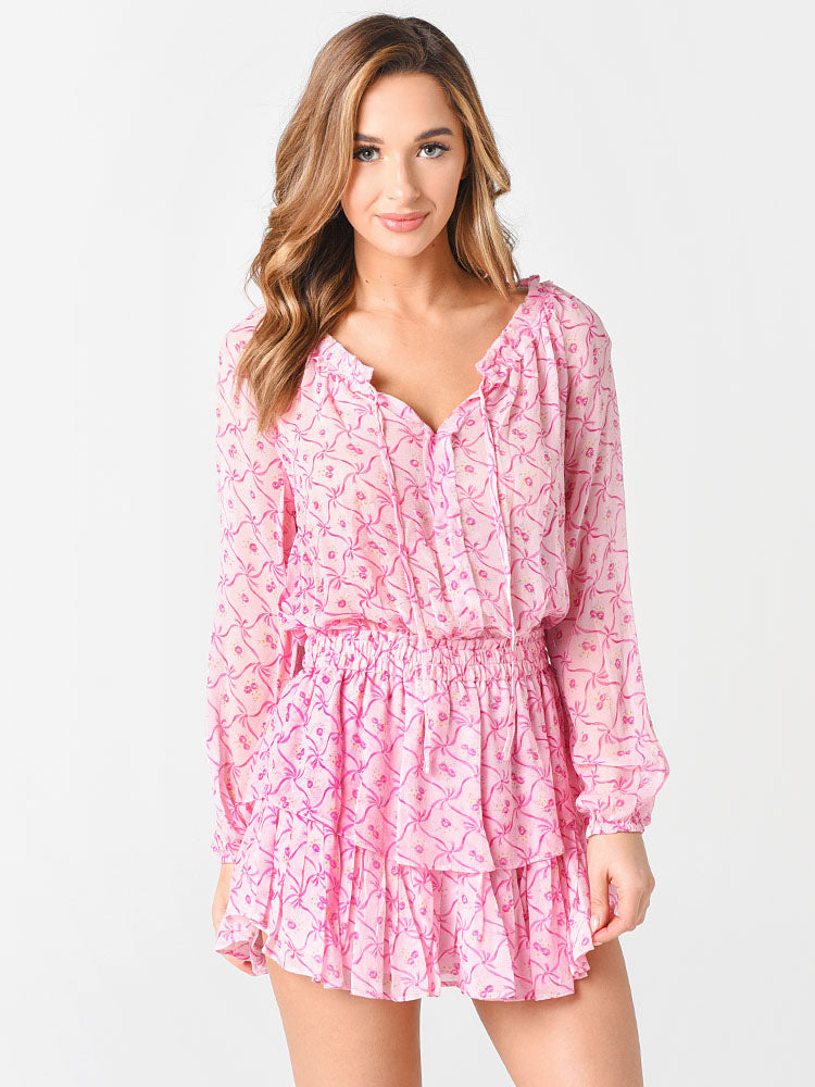 Loveshack Fancy Women's Popover Dress - Saint Bernard