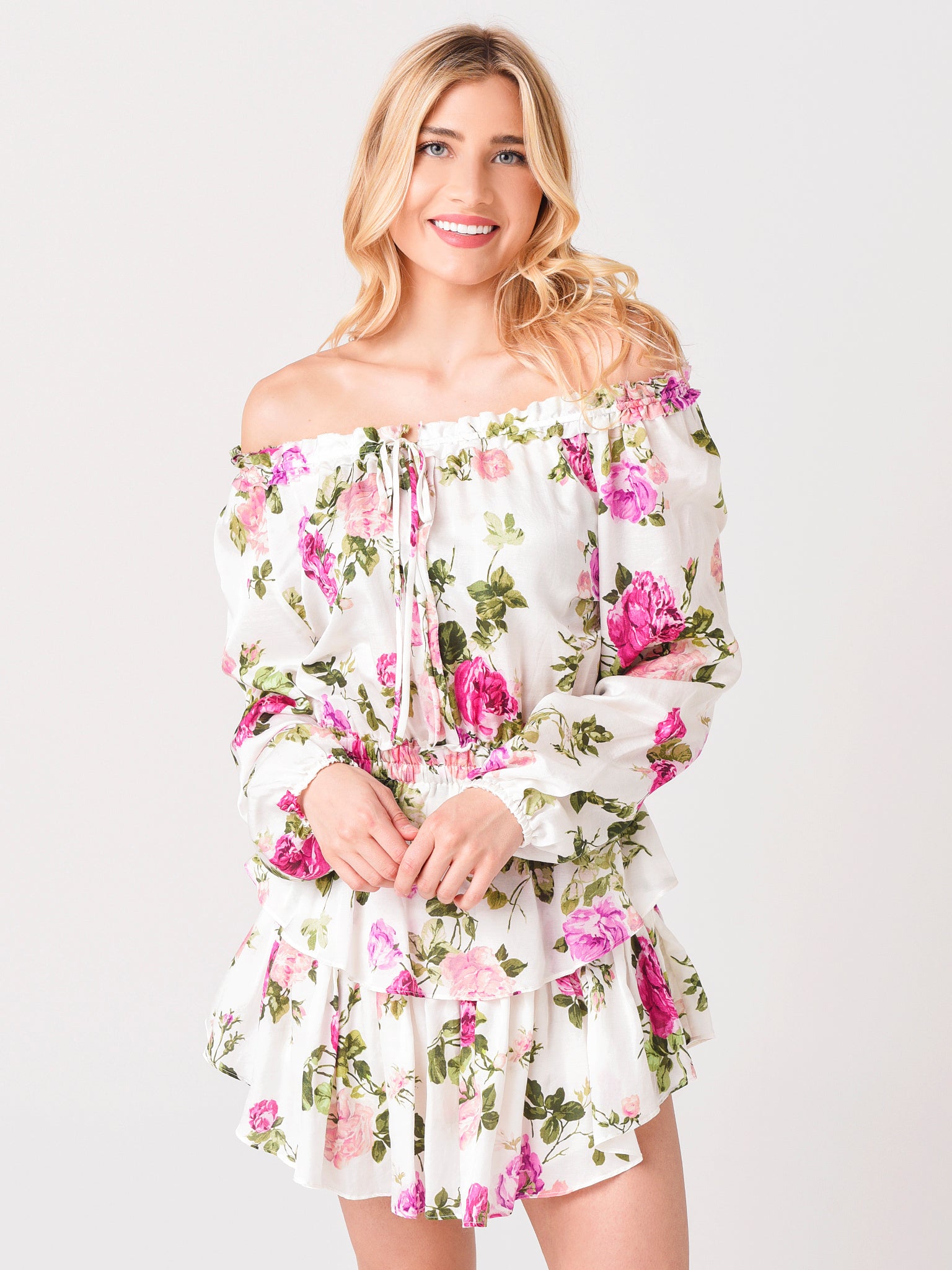 Loveshack Fancy Women's Popover Dress - Saint Bernard