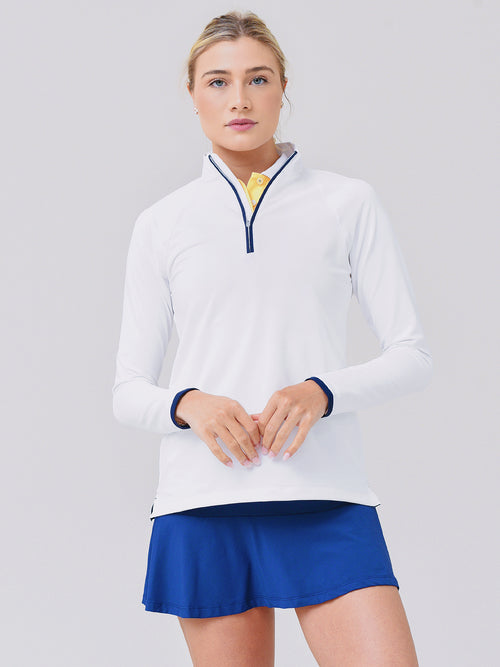 Peter Millar Crown Sport Collection Women's Raglan-Sleeve Perth Performance Pullover