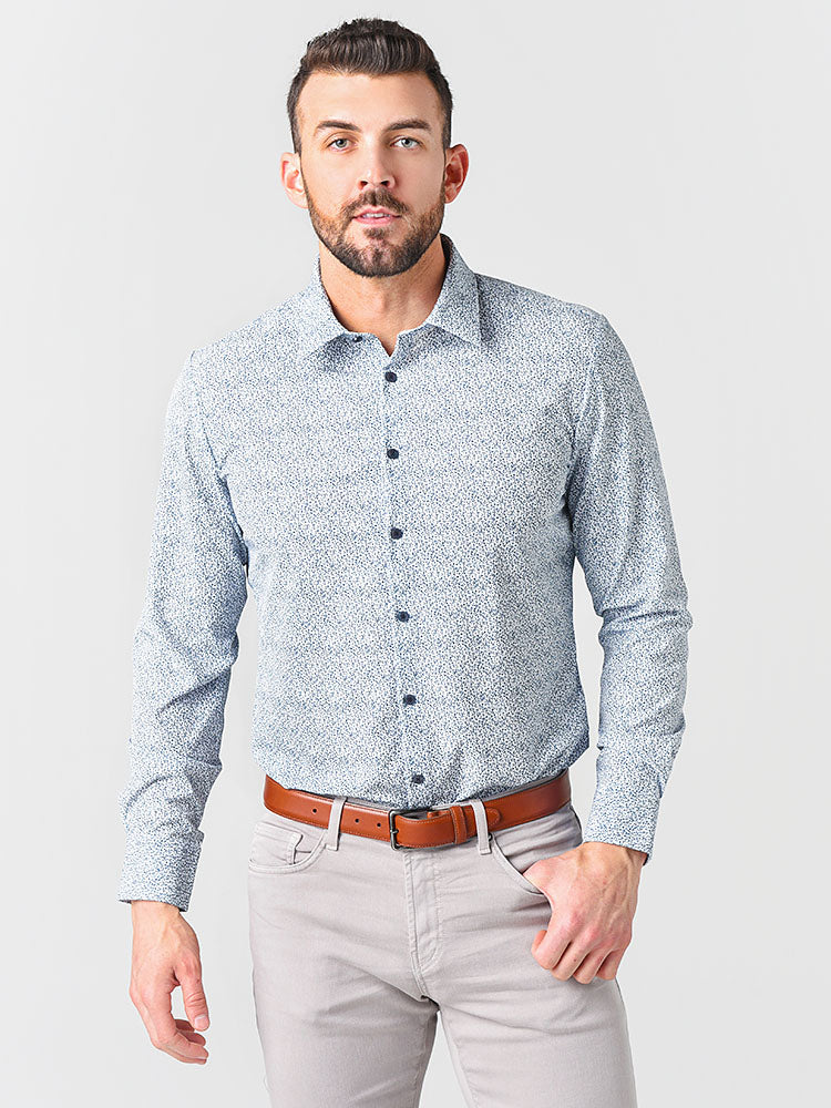 Mizzen+Main Men's Leeward Dress Shirt - Saint Bernard