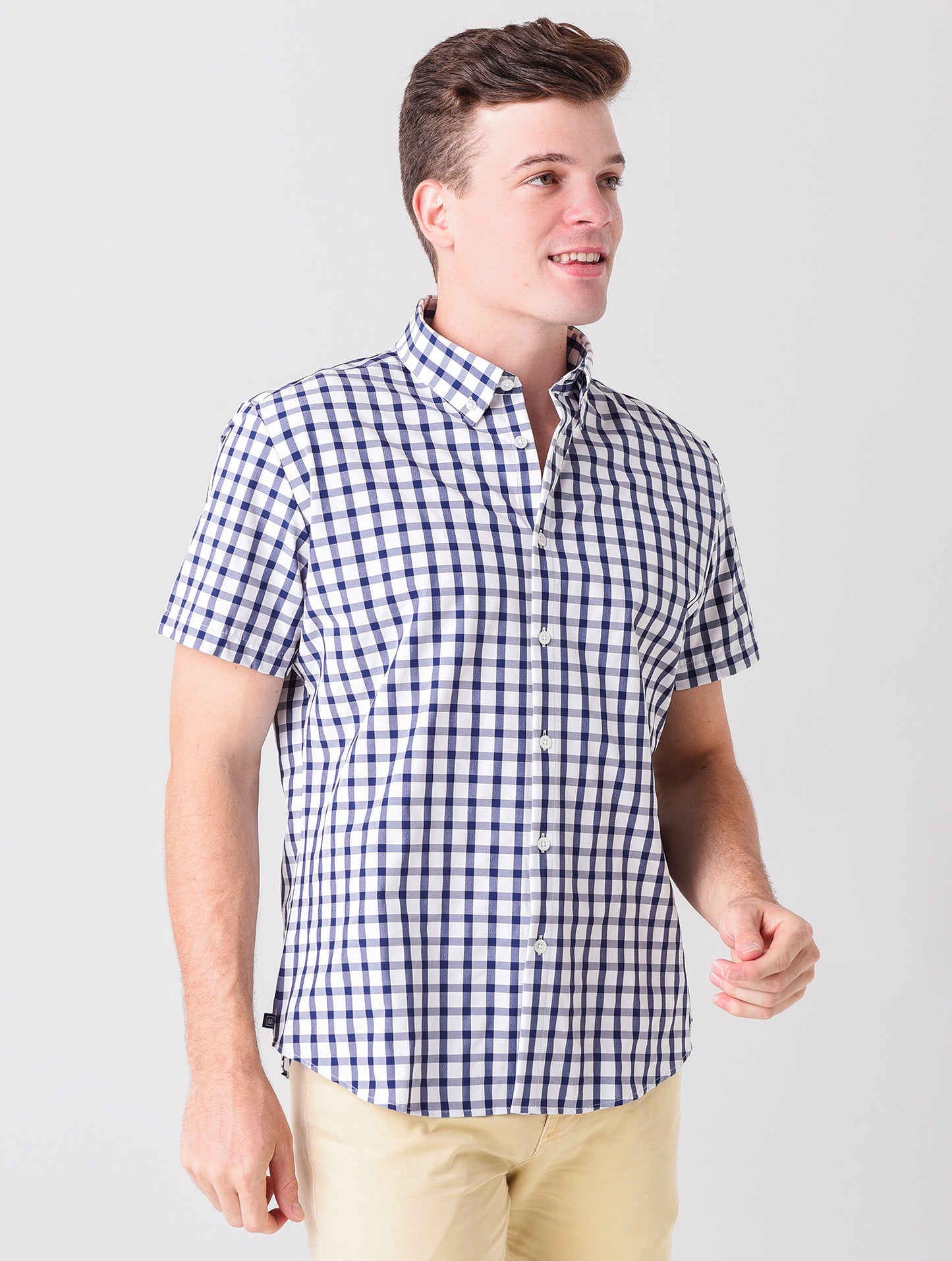Mizzen+Main Men's Leeward Short Sleeve Shirt - Saint Bernard