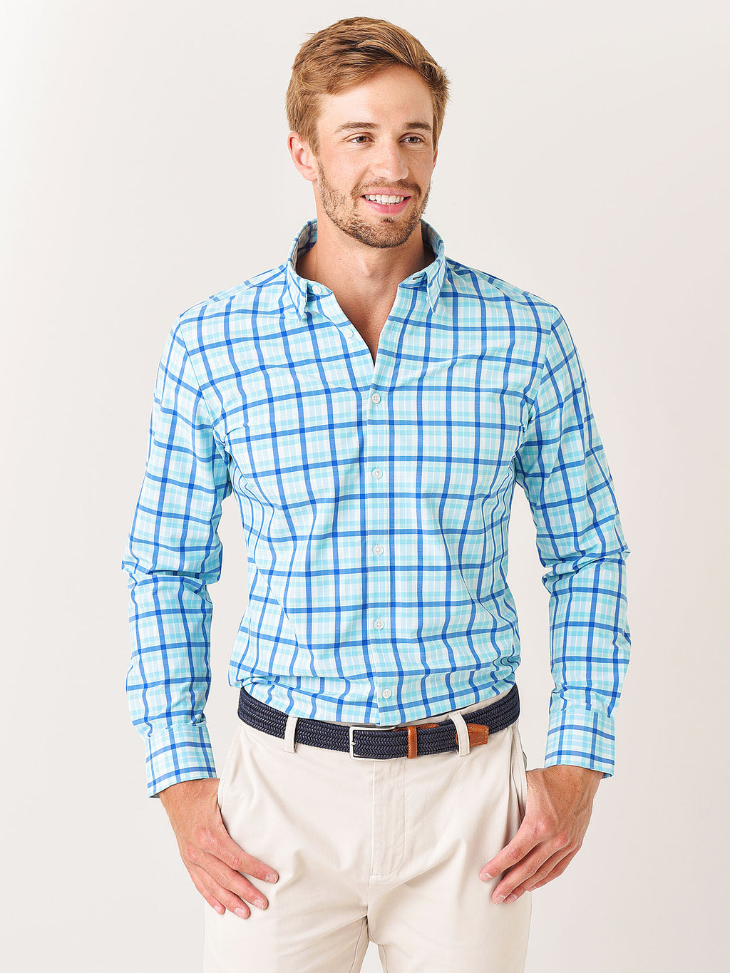 Mizzen+Main Men's Leeward Dress Shirt - Saint Bernard