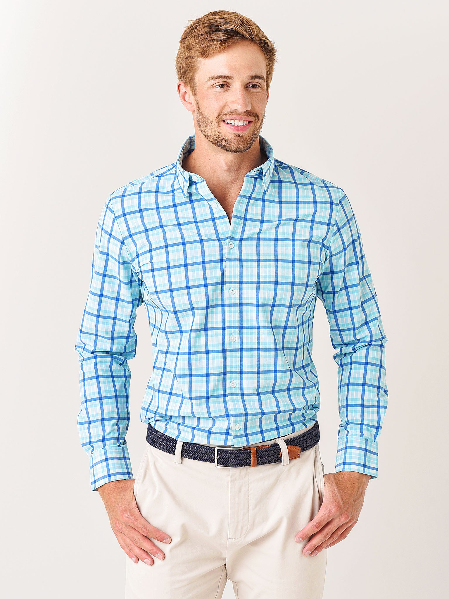 Mizzen+Main Men's Leeward Dress Shirt - Saint Bernard