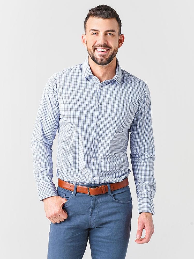 Mizzen+Main Men's Leeward Dress Shirt - Saint Bernard