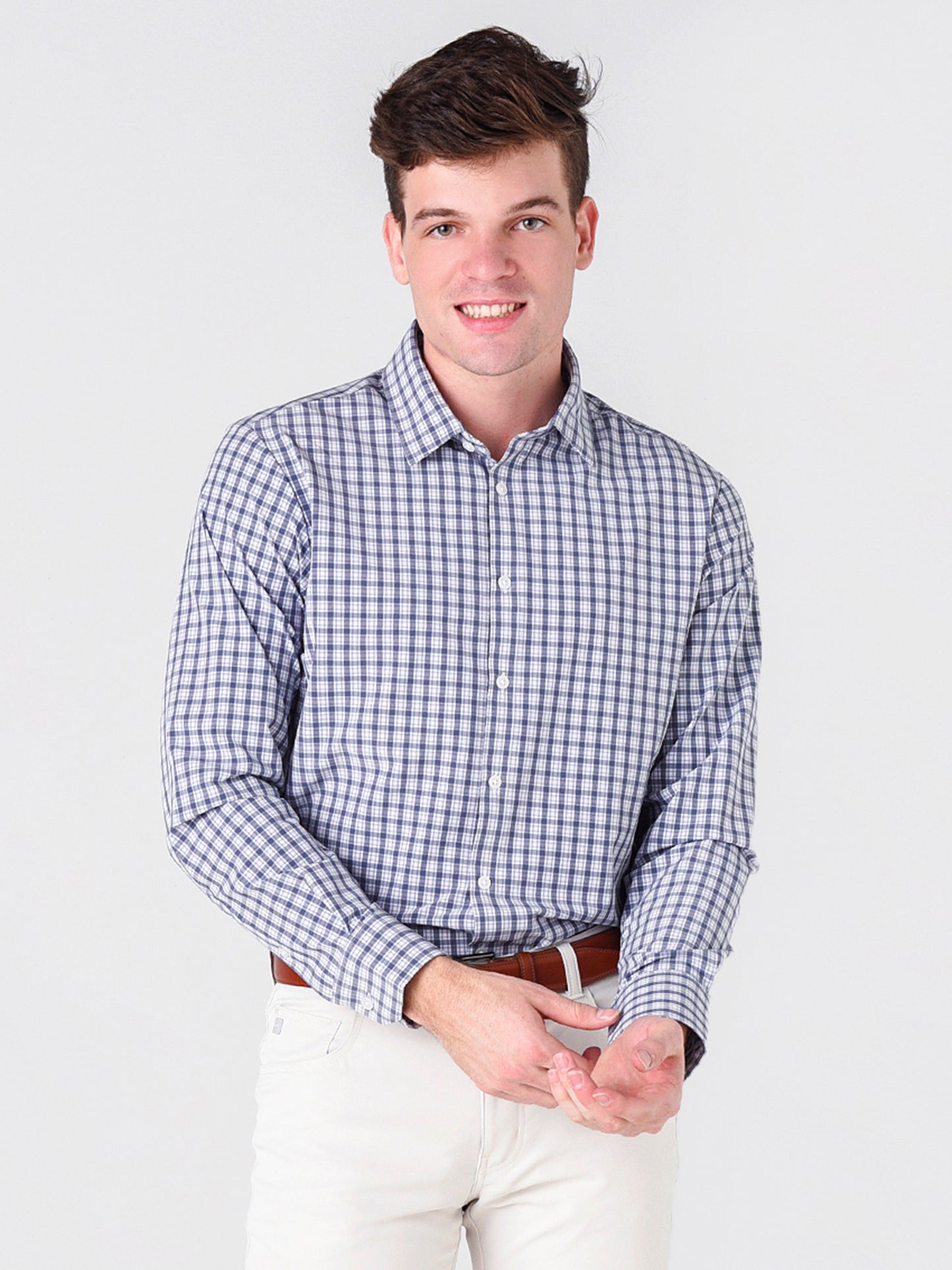 Mizzen+Main Men's Leeward Dress Shirt - Saint Bernard